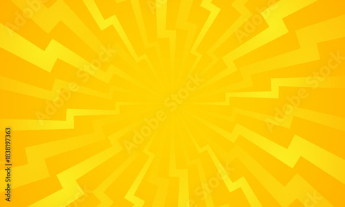 Orange gradient ray burst dot style background vector design