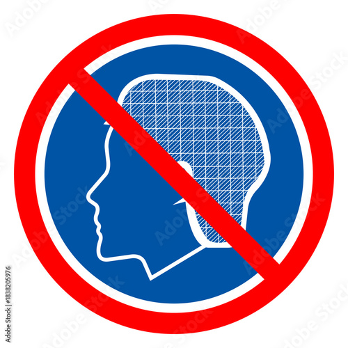 Wear Hair Net Symbol Sign, Vector Illustration, Isolate On White Background Label. EPS10