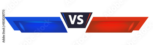 Versus Screen Display  Modern Gaming Competition Graphic