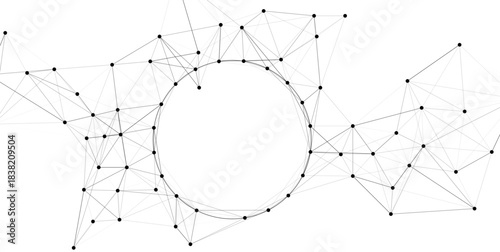 Abstract Technology Network Background  Digital Connectivity Concept
