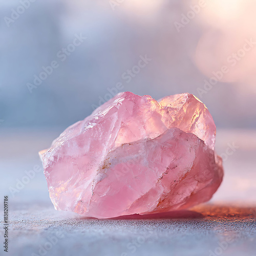 rose quartz crystal