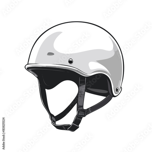 Classic Motorcycle Helmet Safety Gear for Riders.