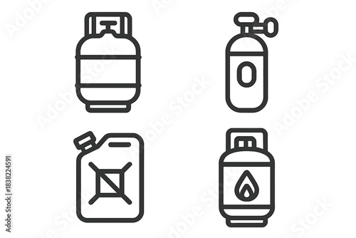 Gas cylinders, propane tanks, and fuel canisters for energy and safety