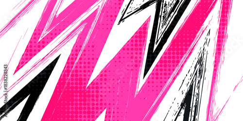 Abstract sporty background with exclusive colors. Abstract racing graphic design, vector design for vehicle wrap, t-shirt, jersey, gamer, esport, racing car, rally, and adventure ready to print.