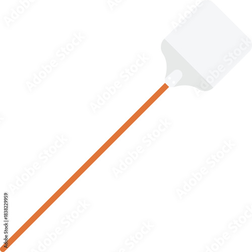 Pizza Peel Flat Illustration. Clean Icon Design Element on Isolated White Background
