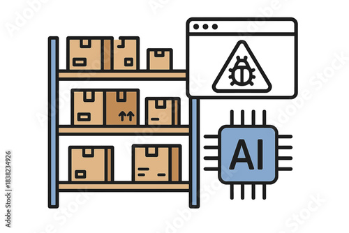 Automated warehouse inventory system monitoring for operational errors