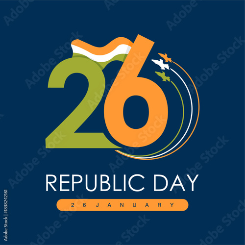 vector india republic day poster template