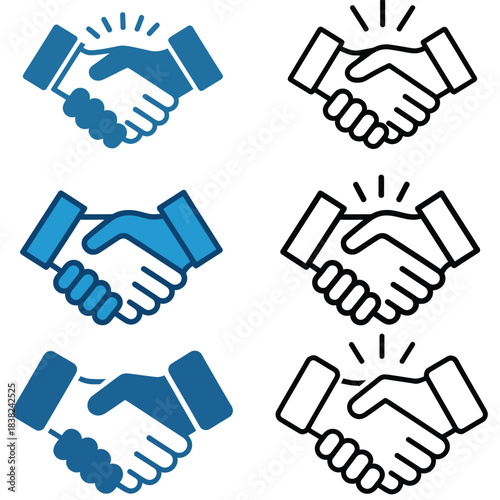 Massive Icon Bundle: Handshakes, Phones, Scandinavian Flowers, Arrows, and Badges