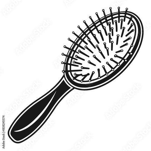 badminton racket isolated on white background