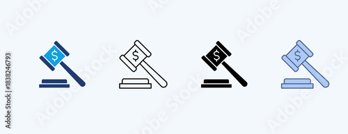 Compliance Multiple Icon Illustration Vector