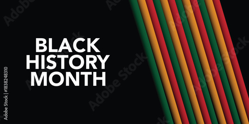 Black History Month. African American History. Celebrated annual. In February in United States and Canada. In October in Great Britain. Poster, card, banner, background. Vector illustration	