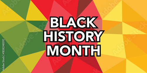 Black History Month. African American History. Celebrated annual. In February in United States and Canada. In October in Great Britain. Poster, card, banner, background. Vector illustration	