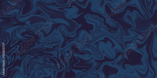 Suminagashi marble texture hand painted with indigo ink. Abstract blue acrylic pours liquid marble surface design. Abstract liquid marble. Acrylic painting on canvas with turquoise gradient. 