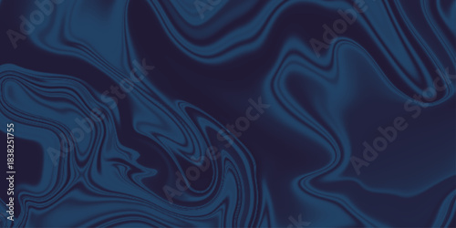 Suminagashi marble texture hand painted with indigo ink. Abstract blue acrylic pours liquid marble surface design. Abstract liquid marble. Acrylic painting on canvas with turquoise gradient. 