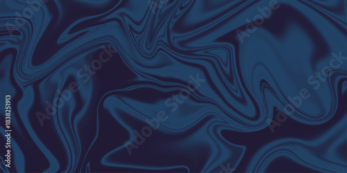 Suminagashi marble texture hand painted with indigo ink. Abstract blue acrylic pours liquid marble surface design. Abstract liquid marble. Acrylic painting on canvas with turquoise gradient. 