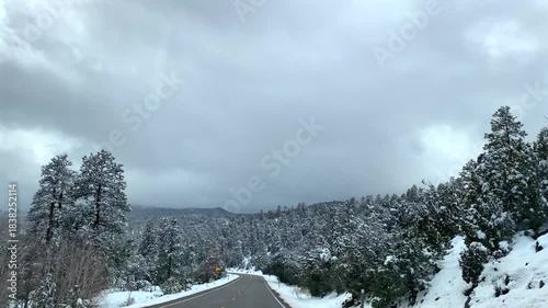 POV road trip through Utah and Arizona along Route 12 and Highway 95, with scenic canyons, mesas, red rocks and desert landscapes. Horizontal and vertical footage.