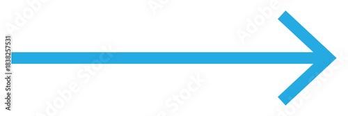 Thin long arrow vector icon. Long arrows. Arrow vector isolated