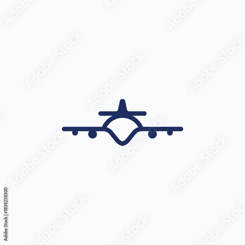Plane jet aviation travel logo design