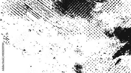 Abstract mild halftone grain texture with soft grunge pattern for modern background design