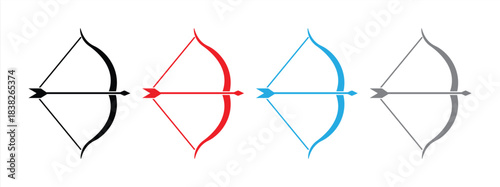 Bow and Arrow Icon Set