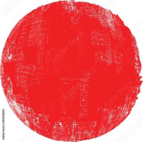 Grunge post Stamps Collection, Circles. Red sun . Japanese style . Banners, Insignias , Logos, Icons, Labels and Badges Set . vector distress textures.blank shapes.