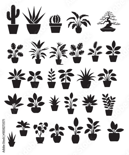 flower tab icon set 