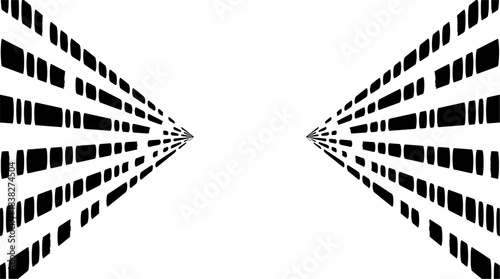 Speed burst vector set with perspective dash lines, motion trail graphics, and dynamic racing patterns