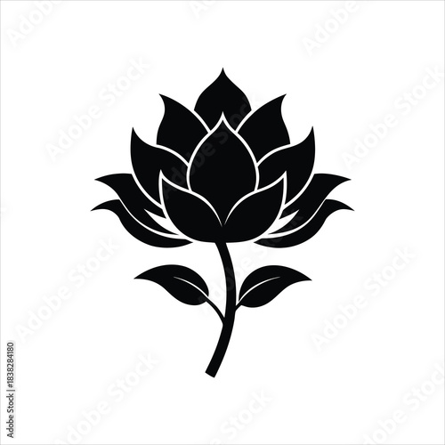 Golap Rose Vector Graphic Perfect for Tattoos & Logos