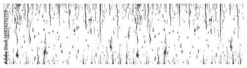 Hand drawn seamless wood texture vector sketch of wooden background with grain and knots black and white doodle style