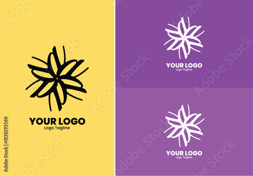 Minimal Symmetrical Logo Mark Classic Fashion, Furniture & Hospitality Brand Identity