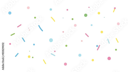 Whimsical Sprinkles: A scattering of colorful sprinkles, adds a playful and cheerful element to any design, perfect for celebrations and joyful occasions.