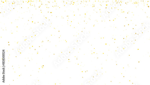 Subtle Golden Dust Particle Background on White Minimal Abstract Texture