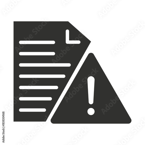  document risk management flat icon