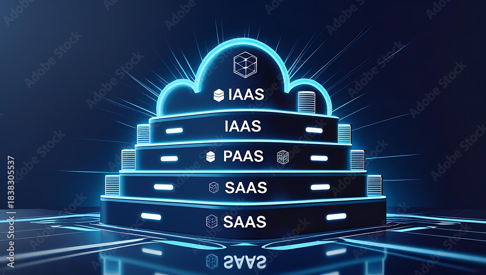 Obraz premium Cloud Computing Architecture and Data Transmission Framework Showcasing Scalable Infrastructure, Secure Data Flow, Cloud Storage, Virtualized Networks, and Reliable Communication Channels