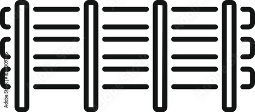 Heating radiator ensuring cozy atmosphere during cold winter days, providing efficient warmth and comfort