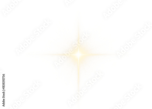 Bright sunlight PNG with star shine, space flare, and glowing flash. This PNG sparkle works beautifully for vector light effects or cosmic visuals. A vivid PNG ideal for radiant design accents.