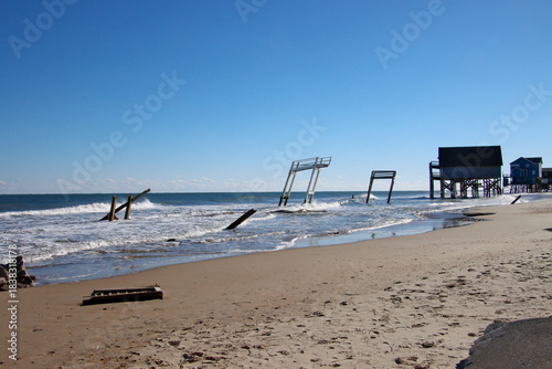 Canvas Print Reclaimed by the Ocean