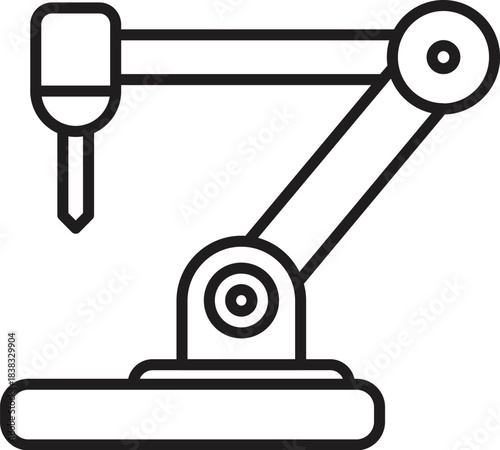 Robotic arm manipulating objects in an industrial setting, highlighting automation and precision in manufacturing process