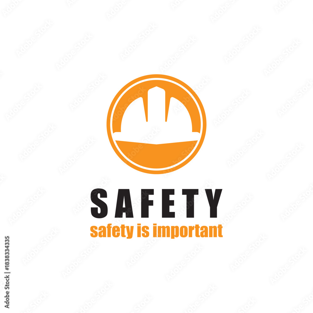 Fototapeta premium Construction safety helmet icon. Simple solid style. Hard hat, worker cap, protect and safe concept. Glyph vector illustration design isolated