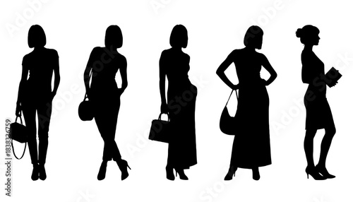 Woman Standing Casual Silhouette