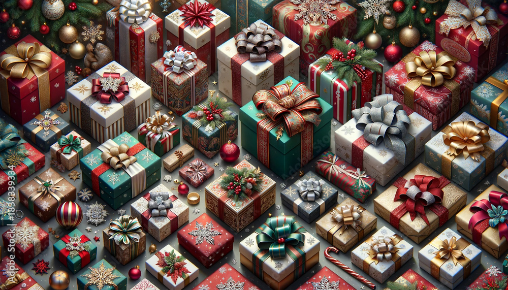 Fototapeta premium クリスマスプレゼント/Christmas gift/Generative AI