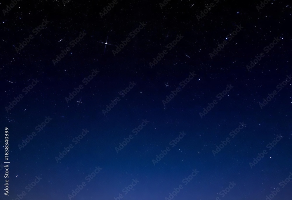 Fototapeta premium Distant, countless stars fill a dark, inky sky, celestial bodies, asteroids