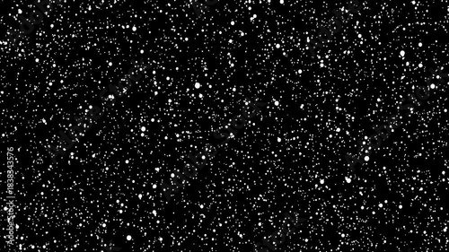 Snow particles an alpha channel for overlay effects. Alpha channel