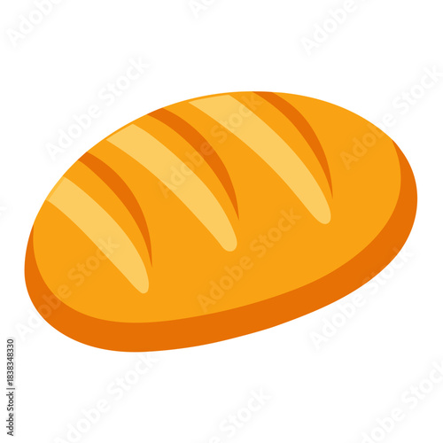 Loaf of bread vector illustration