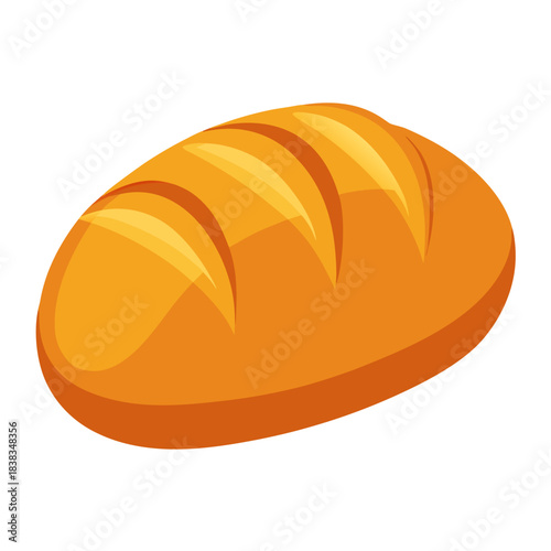 Loaf of bread vector illustration