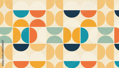 retro mid century modern ge...