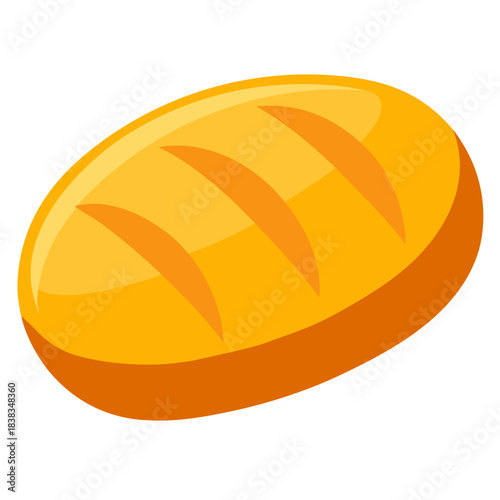 Loaf of bread vector illustration