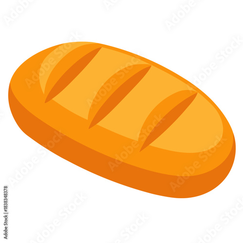Loaf of bread vector illustration