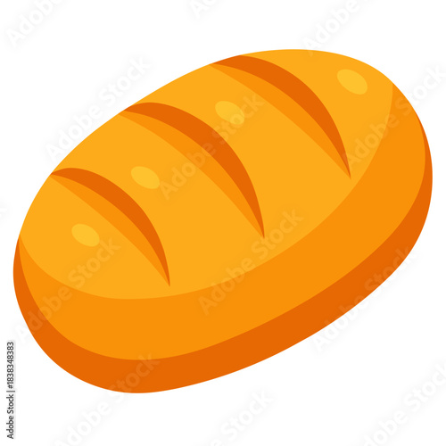 Loaf of bread vector illustration