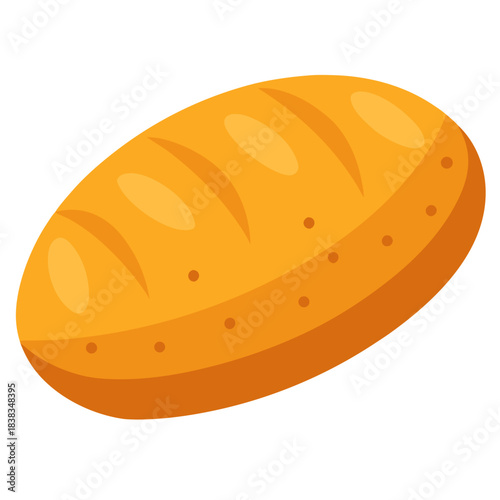 Loaf of bread vector illustration